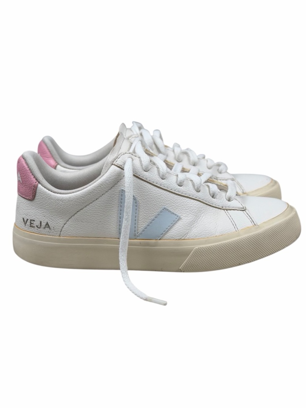 Veja Campo White Leather Women’s Sneakers Sz US 6